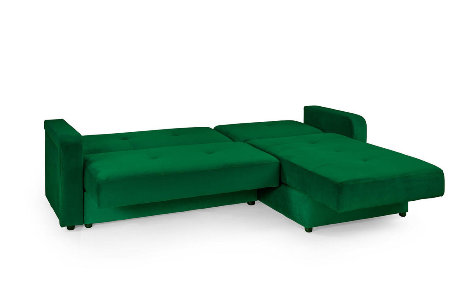 Kair - Sofabed - Plush Green - Universal Corner