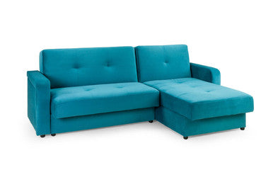 Kair - Sofabed - Plush Teal - Universal Corner