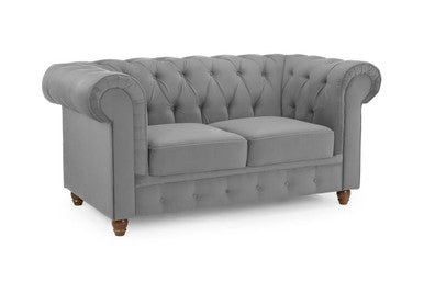 Kensington - Sofa - Plush Grey - 2 Seater