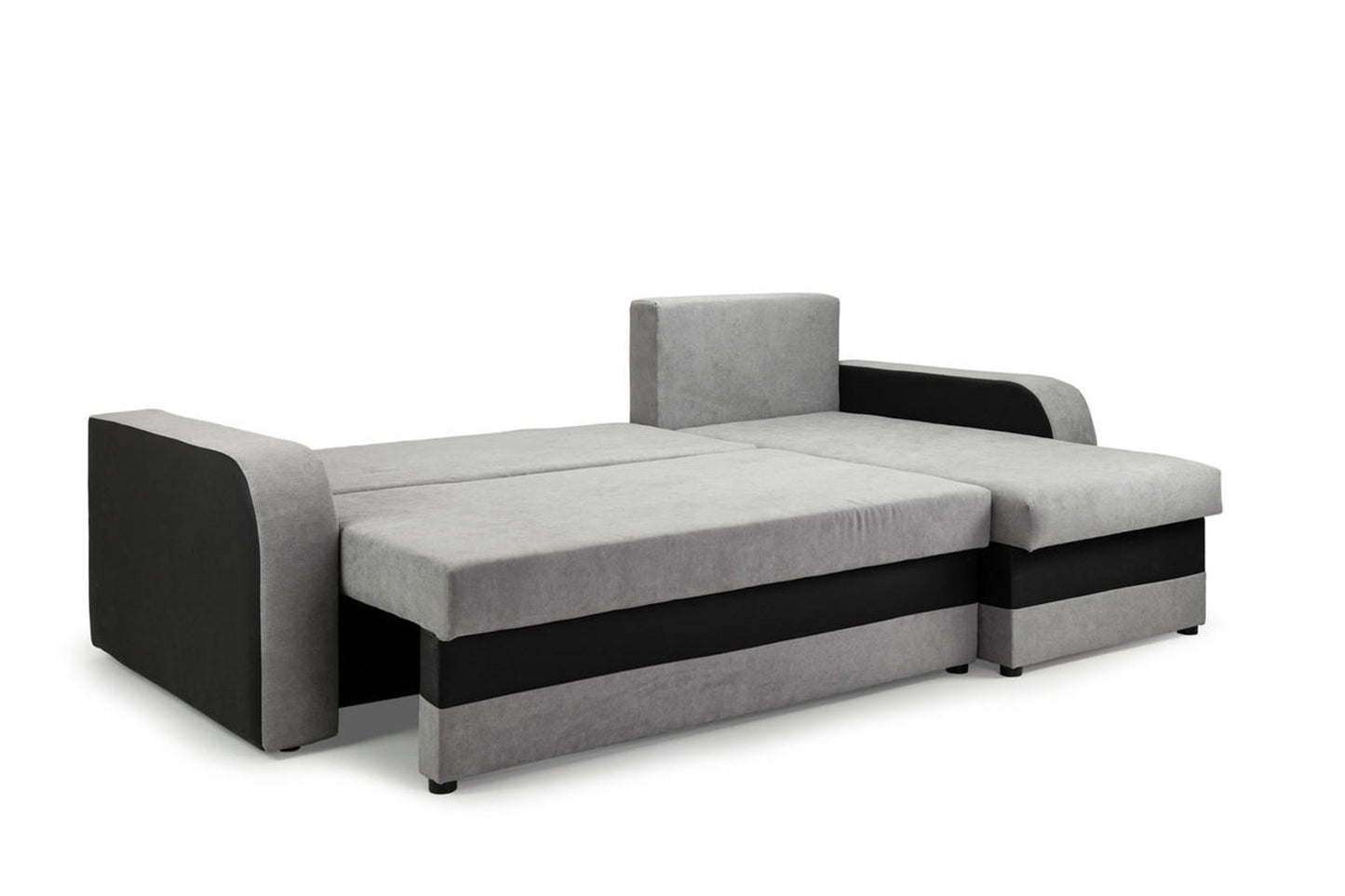 Kris - Sofabed - Black/Grey - Universal Corner