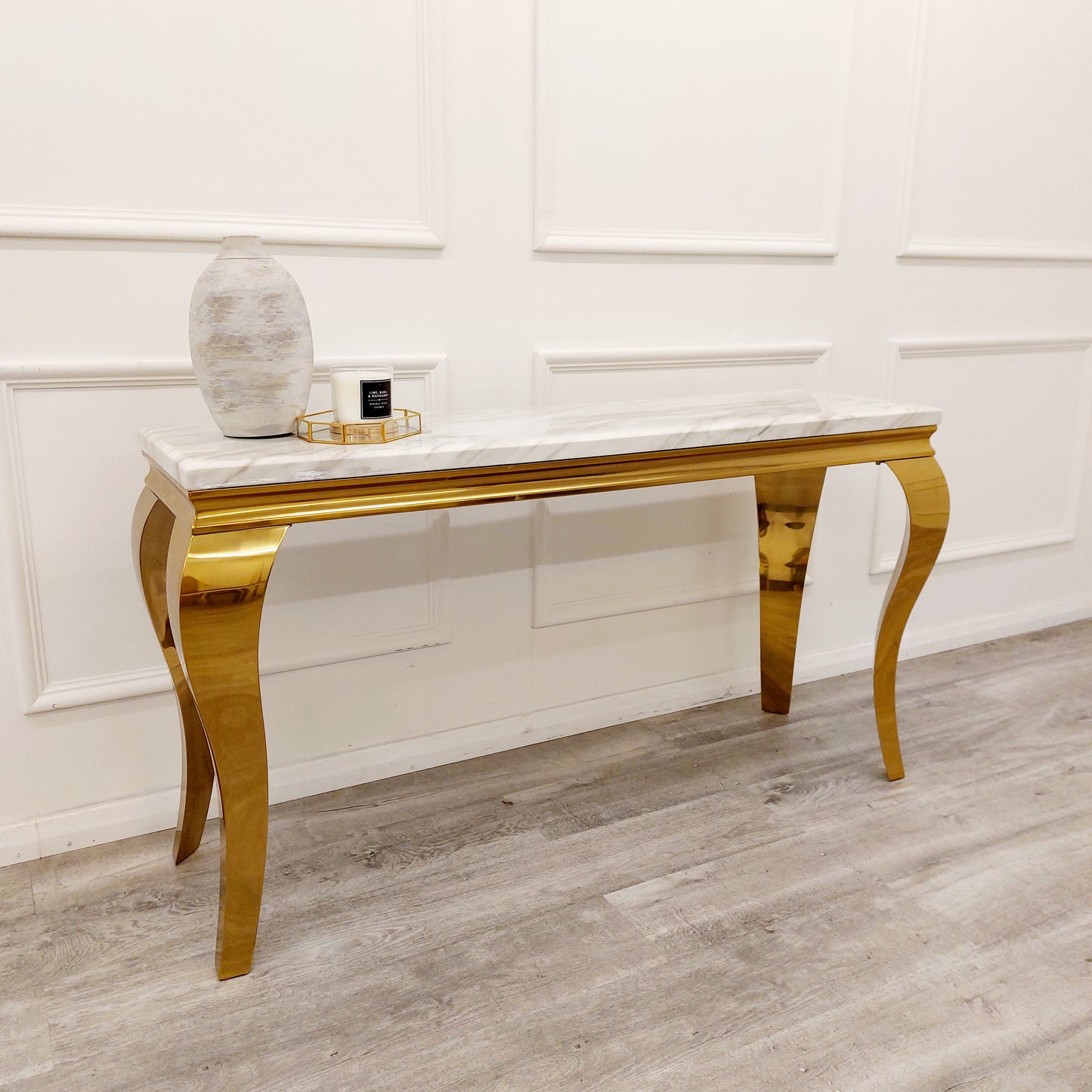 Louis - Gold Console Table