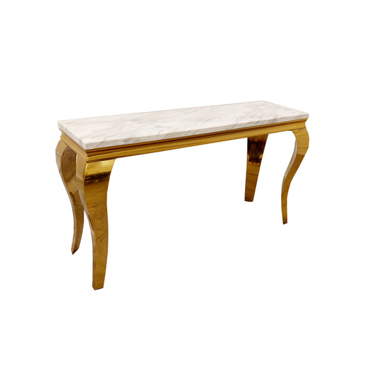 Louis - Gold Console Table