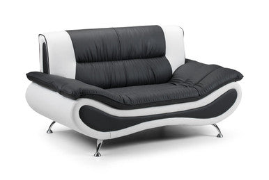 Napoli - Sofa - Black/White