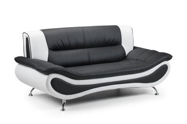 Napoli - Sofa - Black/White