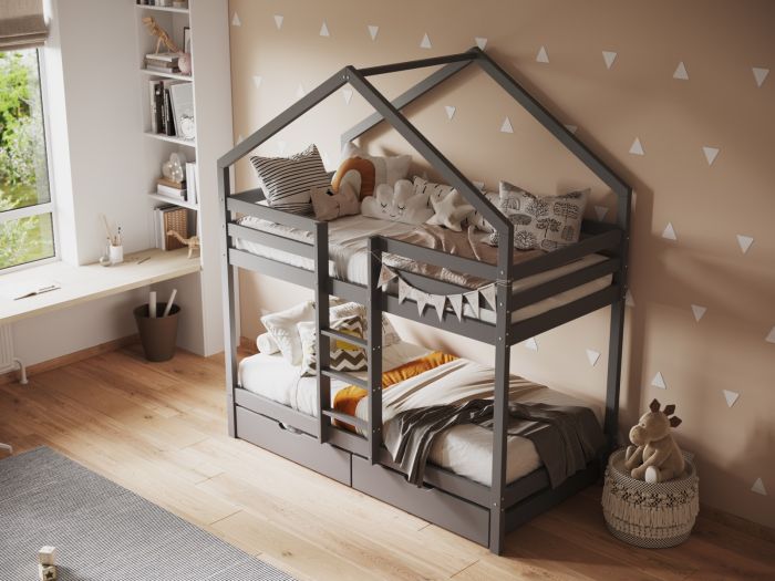 Nest House - Bunk Bed - With Optional Storage