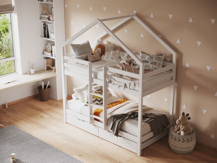 Nest House - Bunk Bed - With Optional Storage