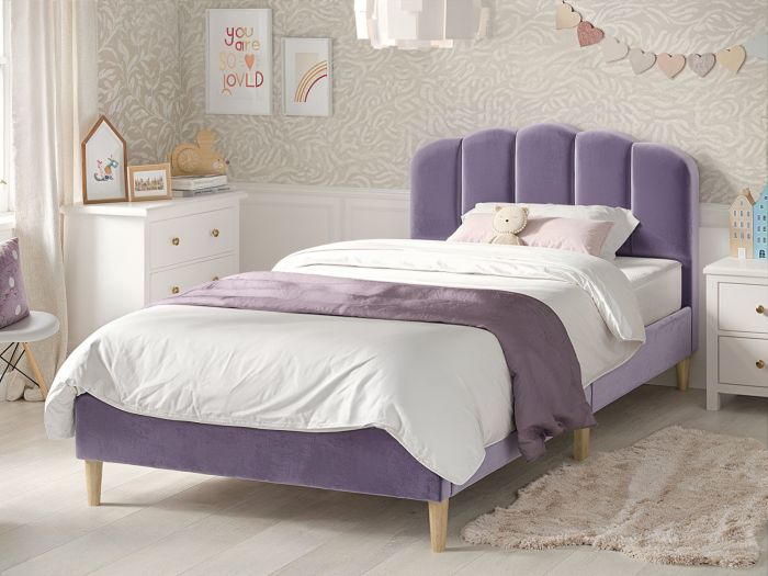 Scallop - Velvet Bed Frame