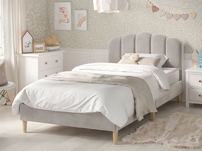 Scallop - Velvet Bed Frame