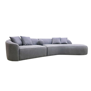 The Pebble Boucle Sofa - Grey