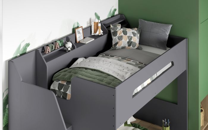 Stepaside - L Shaped Triple Sleeper - With Storage