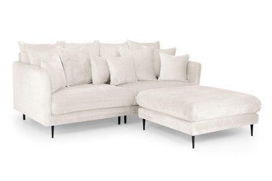 Turin - Sofa - 3 Seater + Footstool